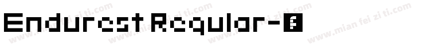 Endurest Regular字体转换